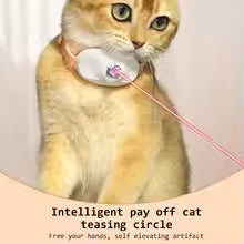 Hands-Free Laser Cat Teaser Collar